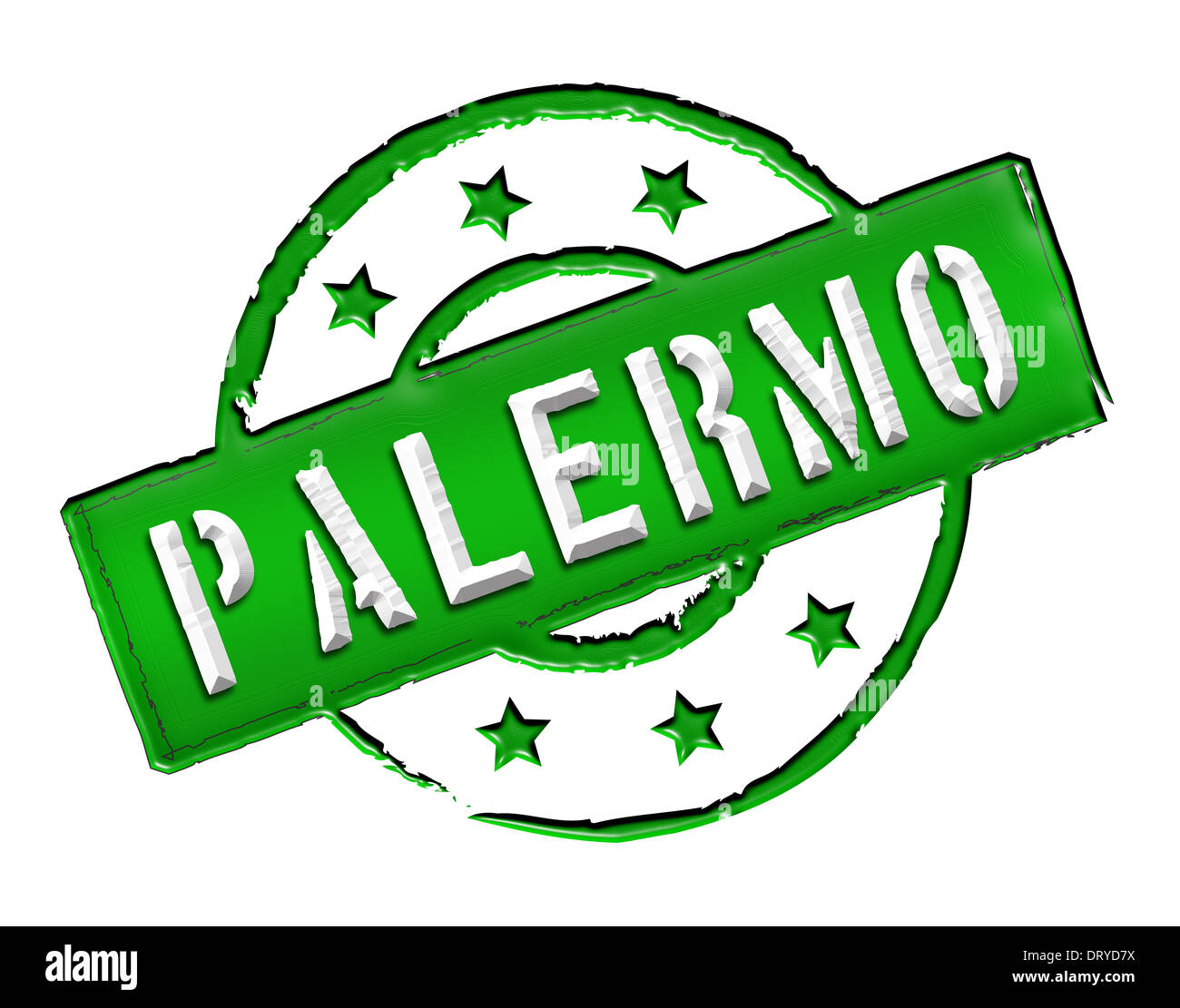 Stamp - Palermo Stock Photo