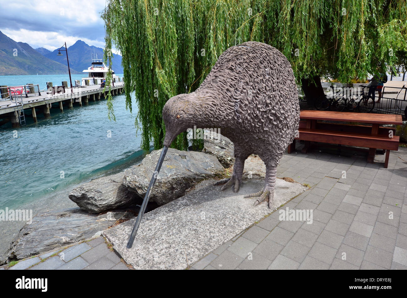 Giant kiwi statue in Queenstown, New Zealand Stock Photo 66372114 Alamy