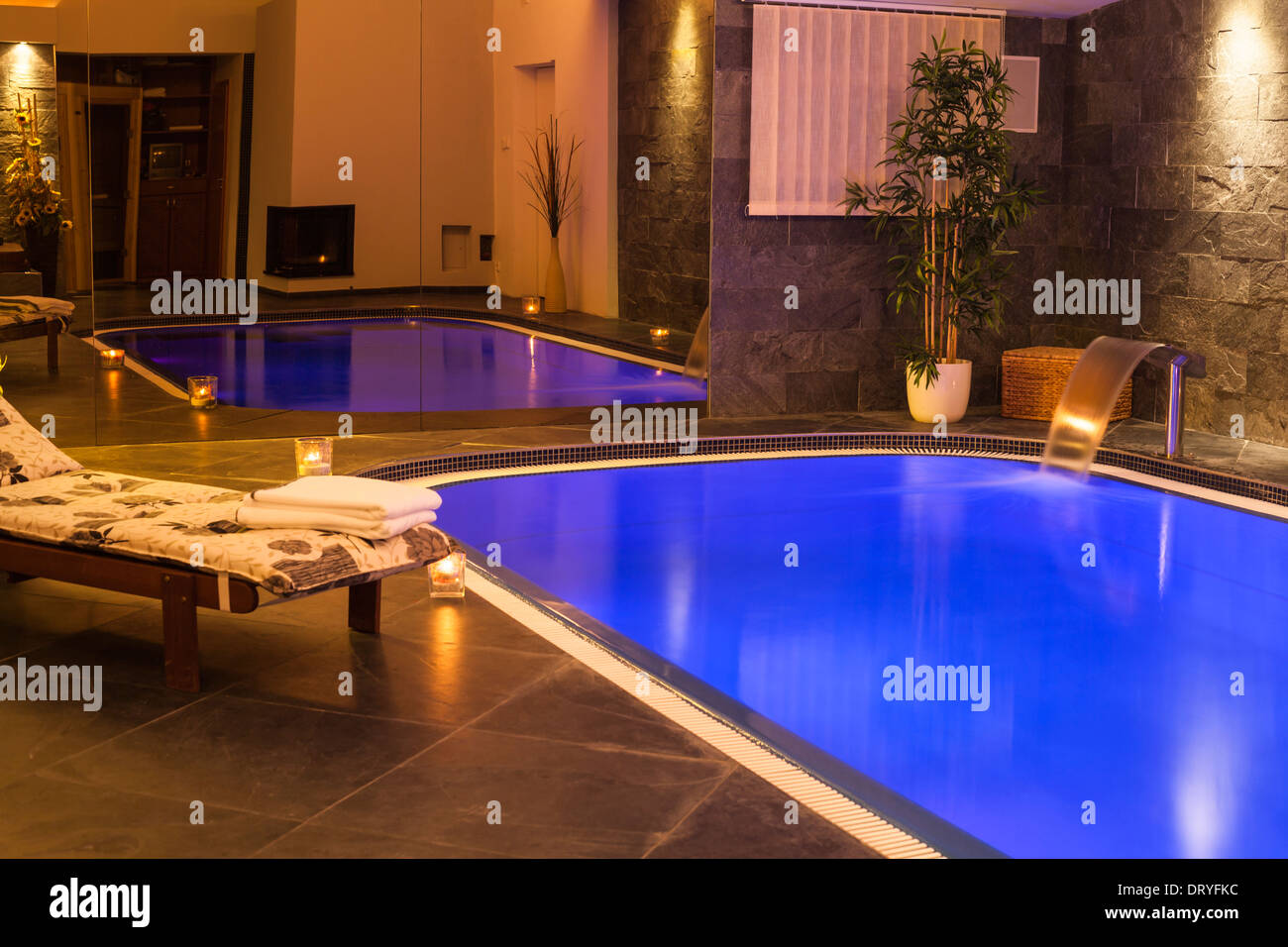 Interior of wellness and Spa swimming pool Stock Photo - Alamy