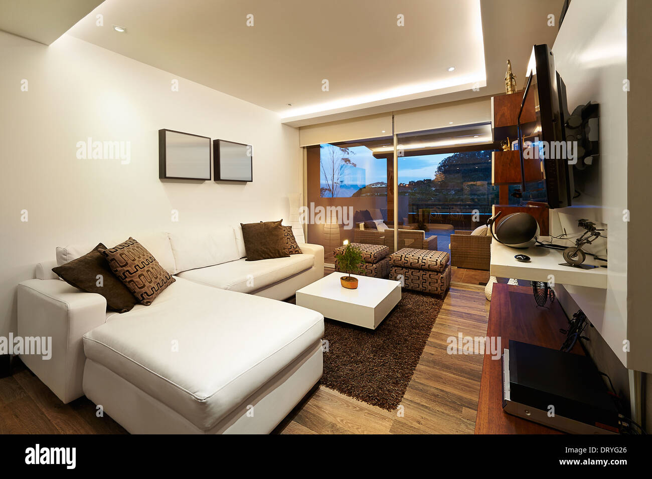 Interior design series Modern living room Stock Photo Alamy