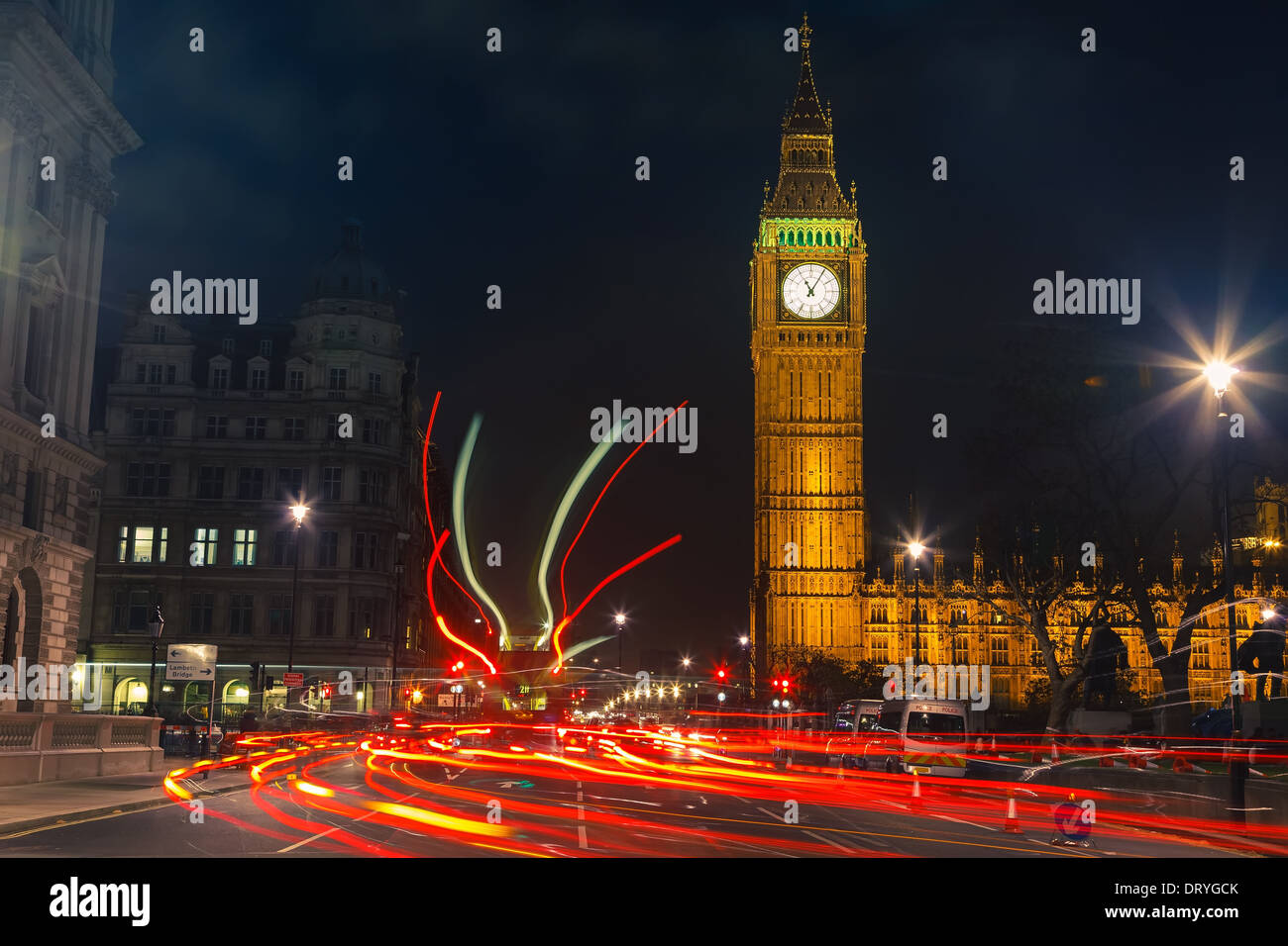 London at night Stock Photo