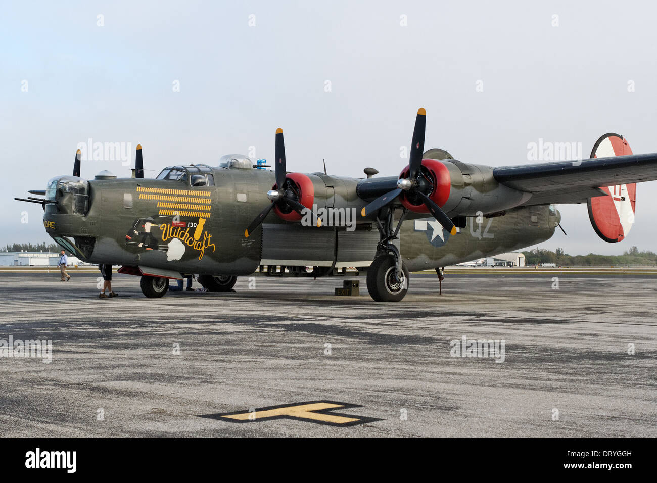 Consolidated B-24 Liberator 'Witchcraft' Stock Photo