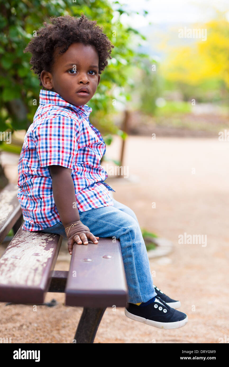 cute black little boy