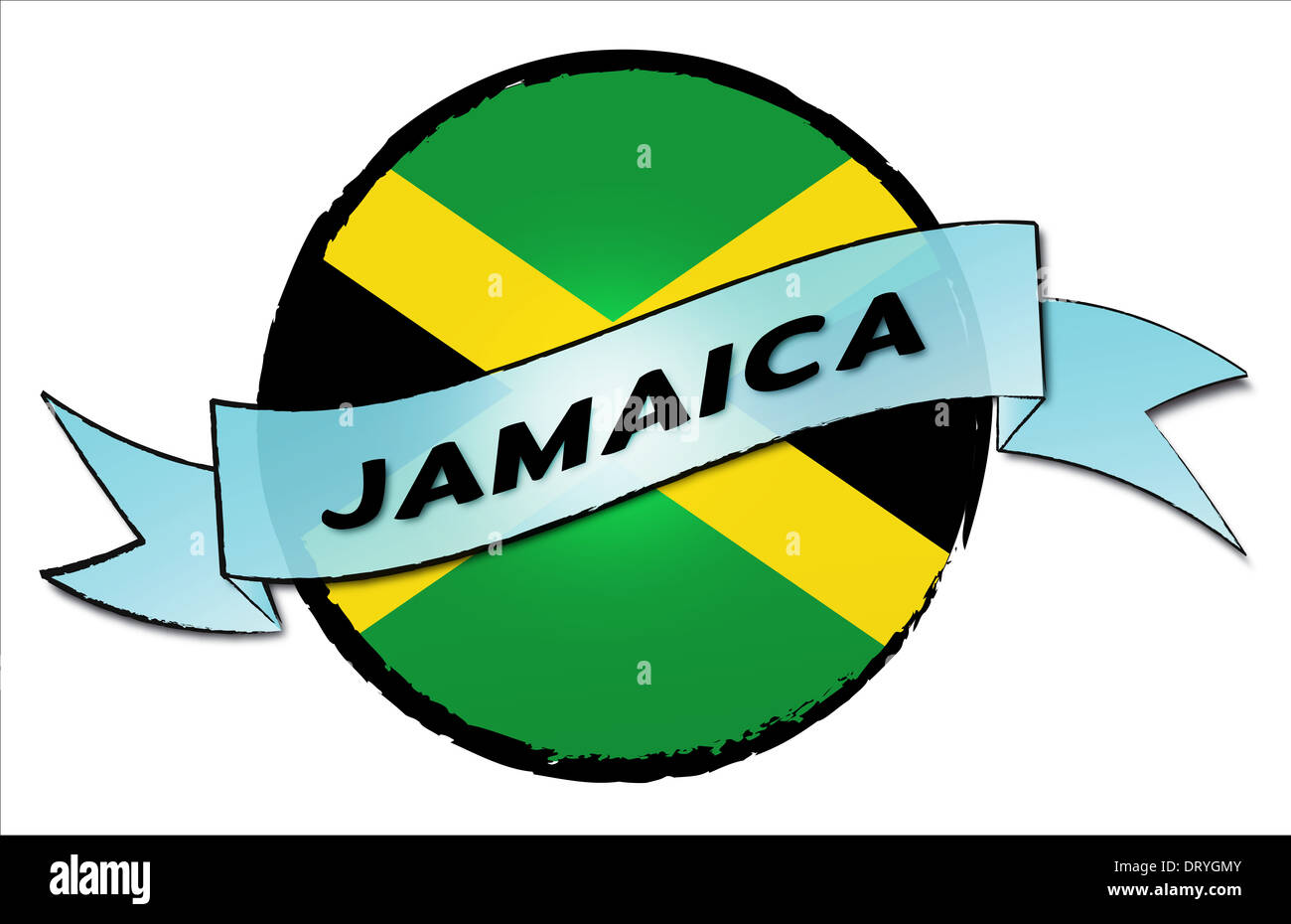 Circle Land JAMAICA Stock Photo Alamy