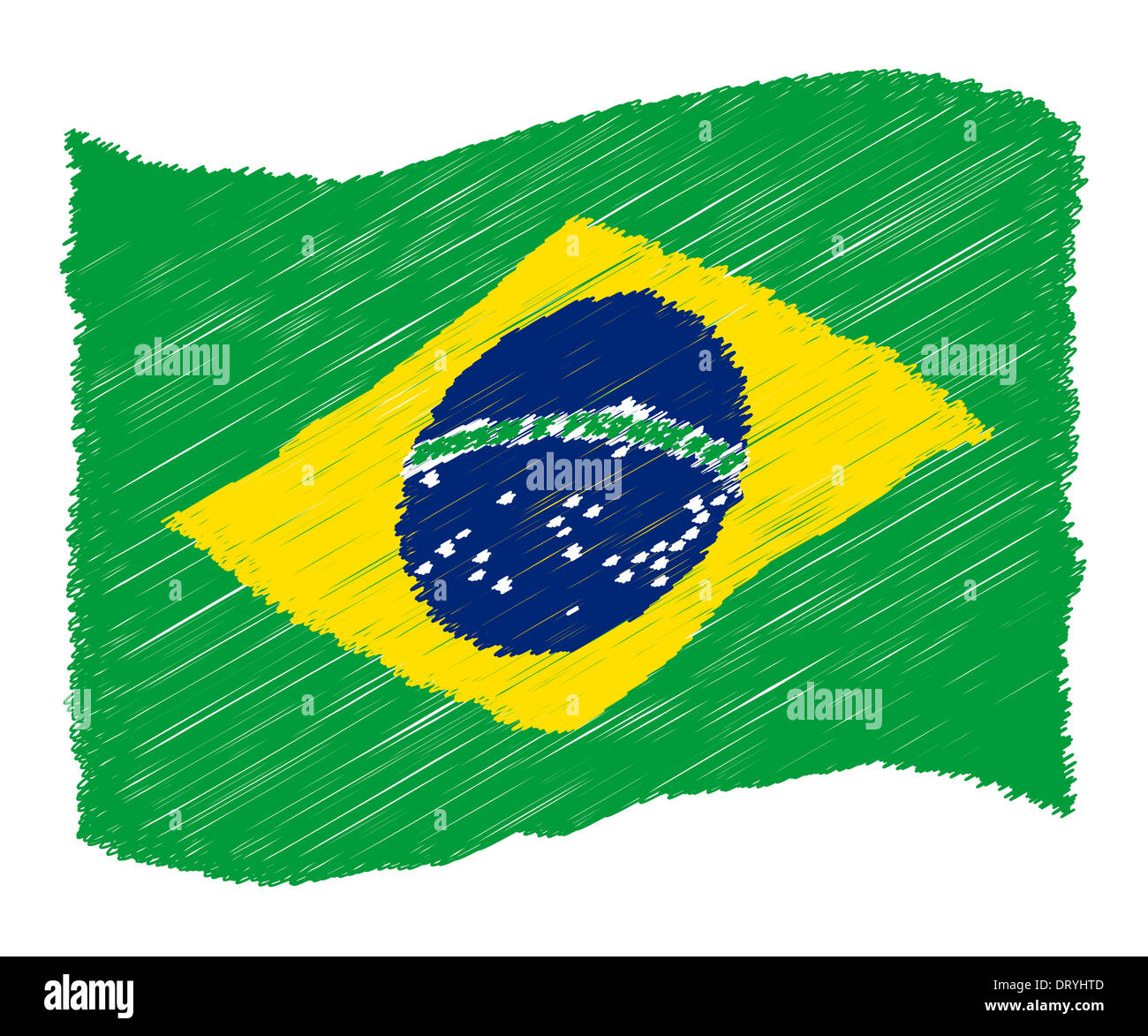 sketch - Brazil Stock Photo