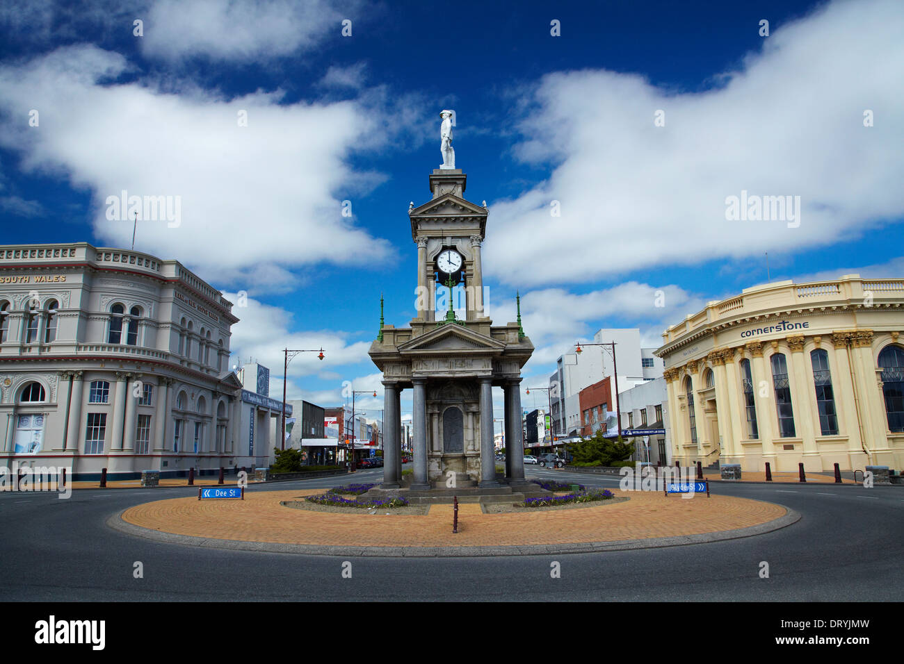 South African War memorial, Invercargill, Southland, South Island, New Zealand Stock Photo