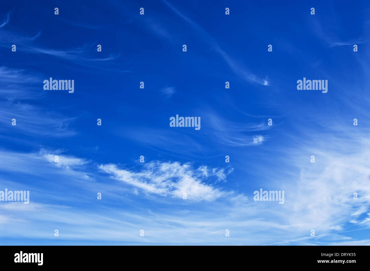Summer blue sky with white clouds Stock Photo - Alamy