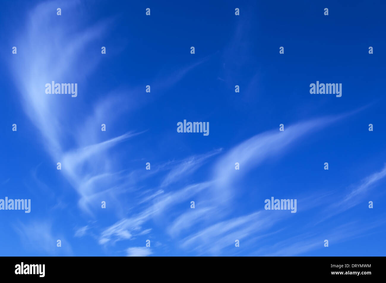 Summer blue sky with white clouds Stock Photo - Alamy