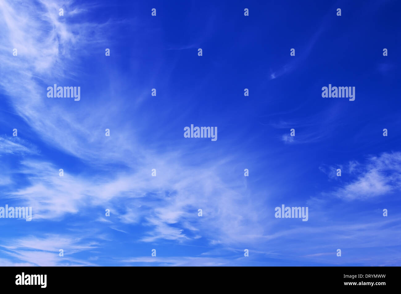 Summer blue sky with white clouds Stock Photo - Alamy