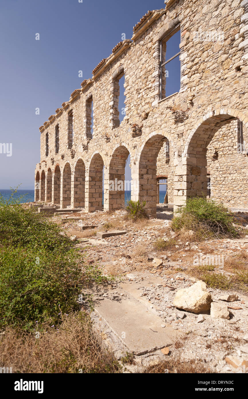 Samos Old Old street of samos town hi-res stock photography and images - Alamy