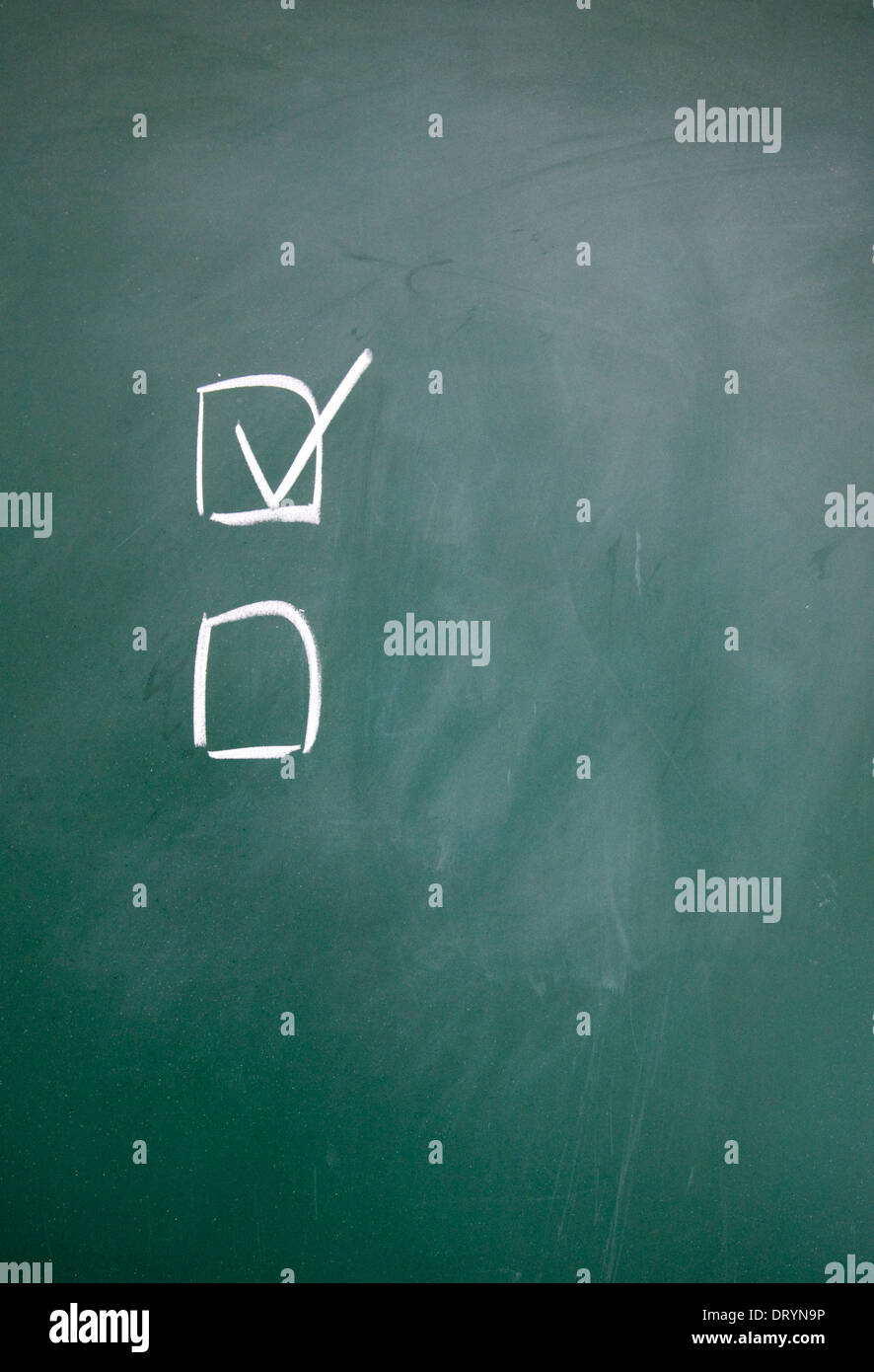 sign at blackboard Stock Photo - Alamy