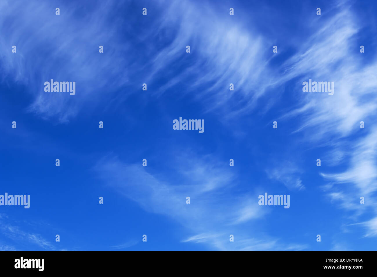 Summer blue sky with white clouds Stock Photo - Alamy