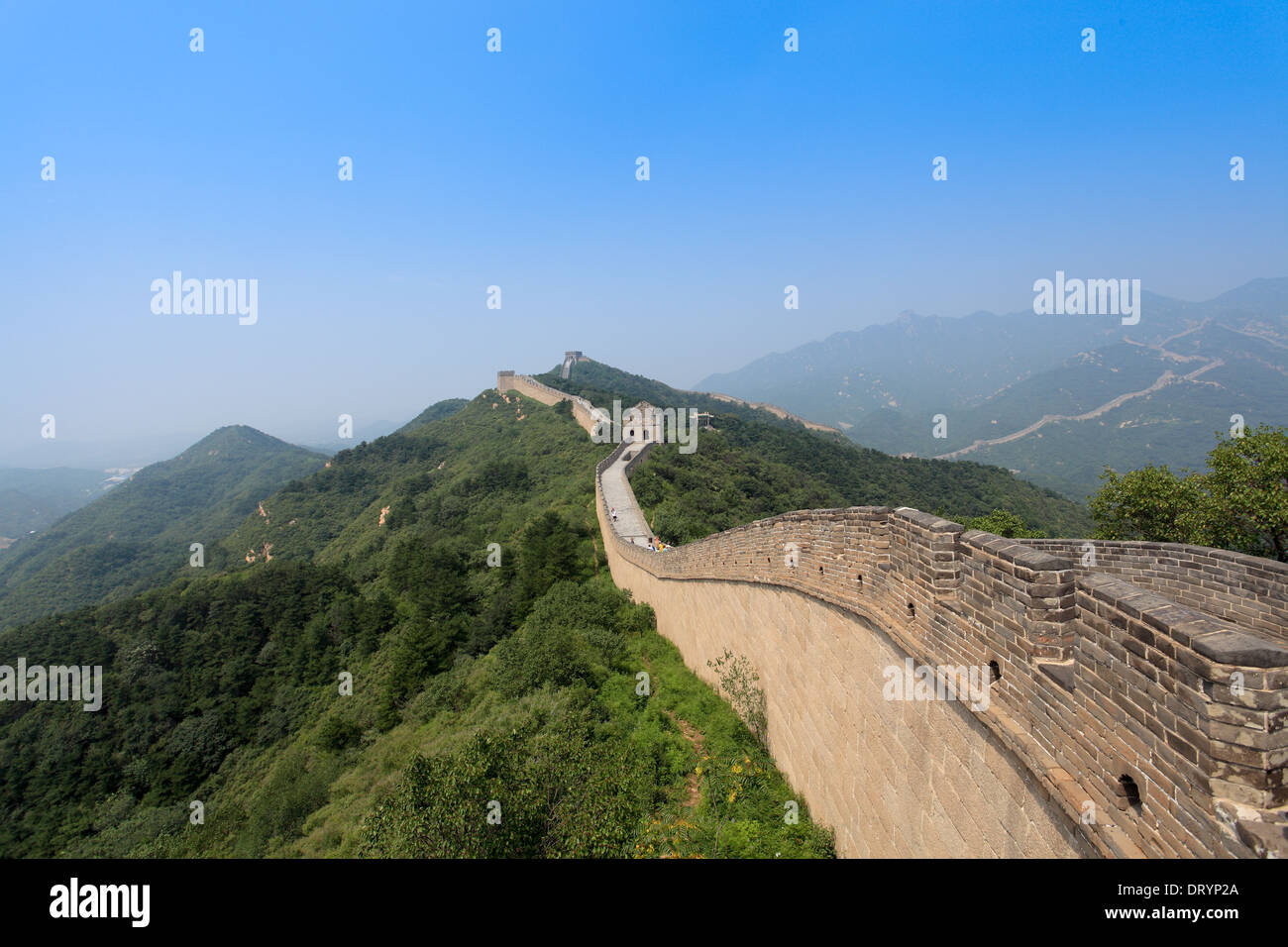 great wall of China Stock Photo