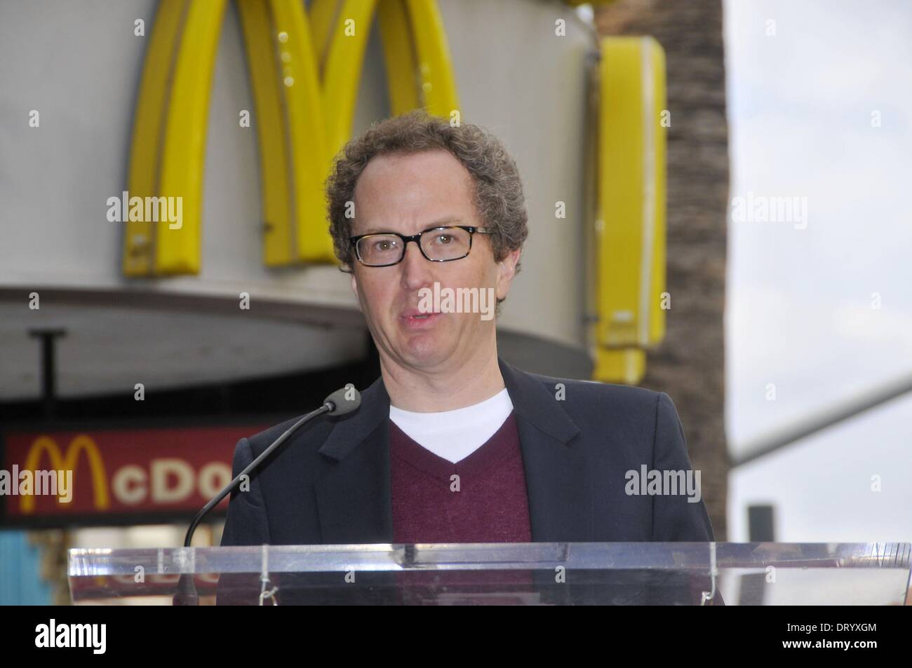 Los Angeles, CA, USA. 4th Feb, 2014. Larry Cohen at the induction ceremony for Star on the Hollywood Walk of Fame for Jack Harris, Hollywood Boulevard, Los Angeles, CA February 4, 2014. Credit:  Michael Germana/Everett Collection/Alamy Live News Stock Photo