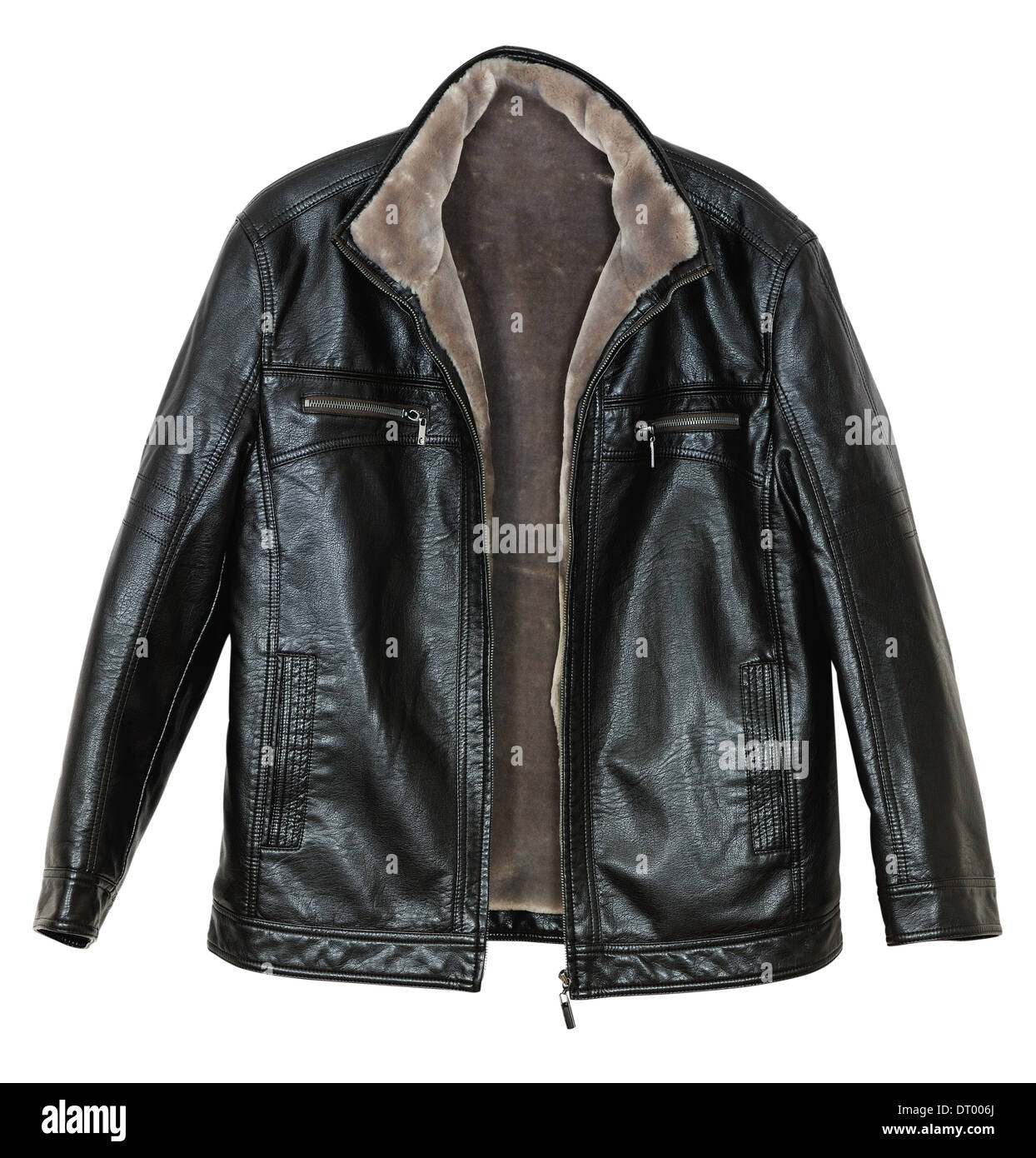 Ray Manchester Captain Man Costume Leather Jacket - Vintage Jacket