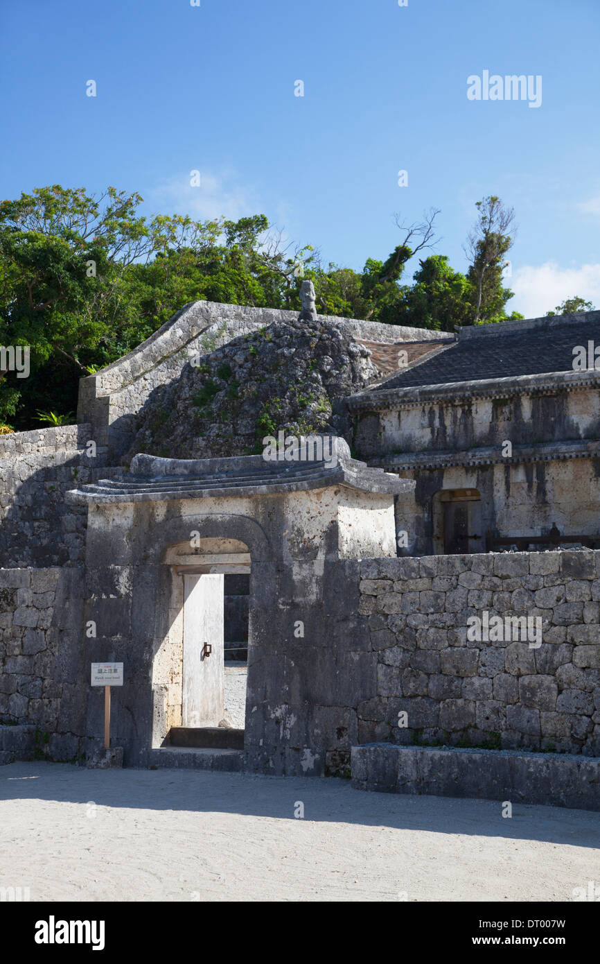 Tamaudun Mausoleum (UNESCO World Heritage Site), Naha, Okinawa, Japan Stock Photo