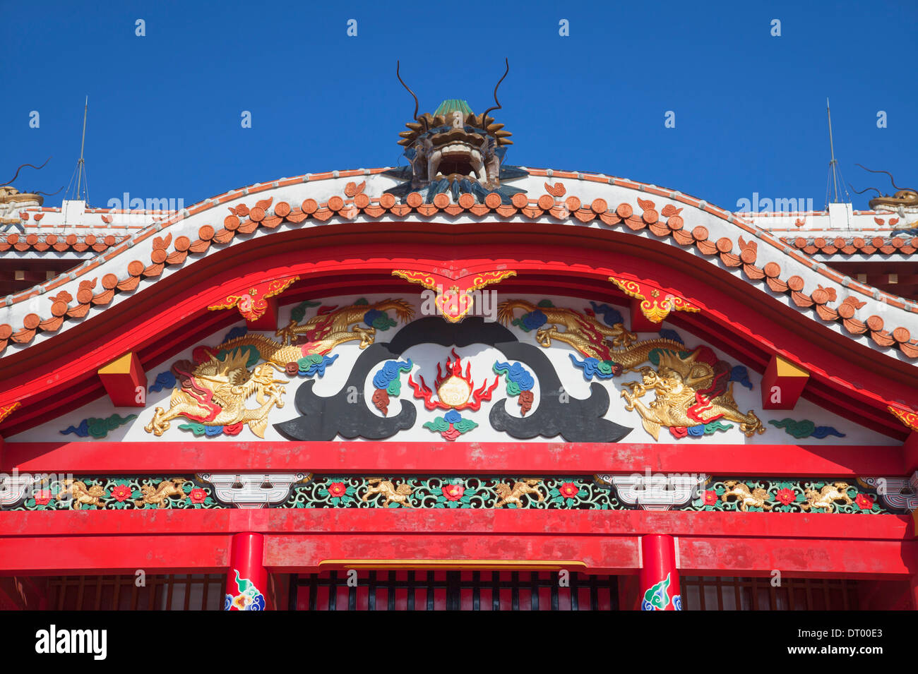 Shuri Castle, (UNESCO World Heritage Site), Naha, Okinawa, Japan Stock Photo