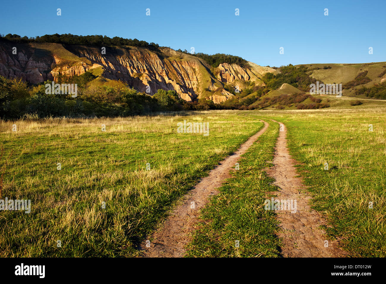 European Ravines Road to Red Ravine (Rapa Rosie) in Romania, a unique phenomenon in ...