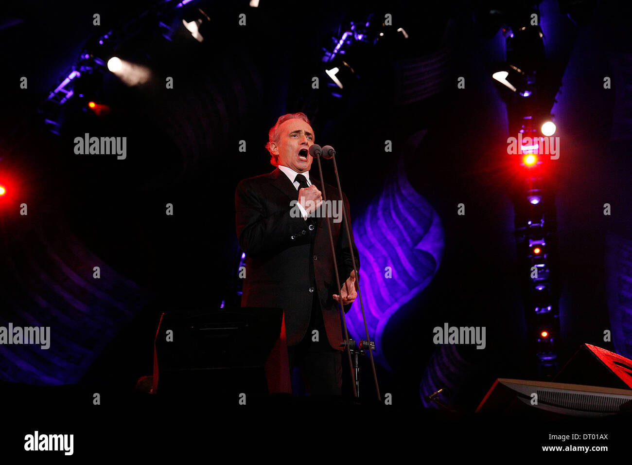 Tenor Jose Carreras at the BBc's Proms in the Park Hyde Park London Stock Photo