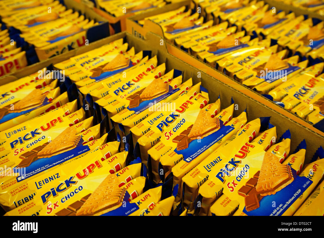 Germany: Leibniz PICK UP-biscuits from Bahlsen Stock Photo