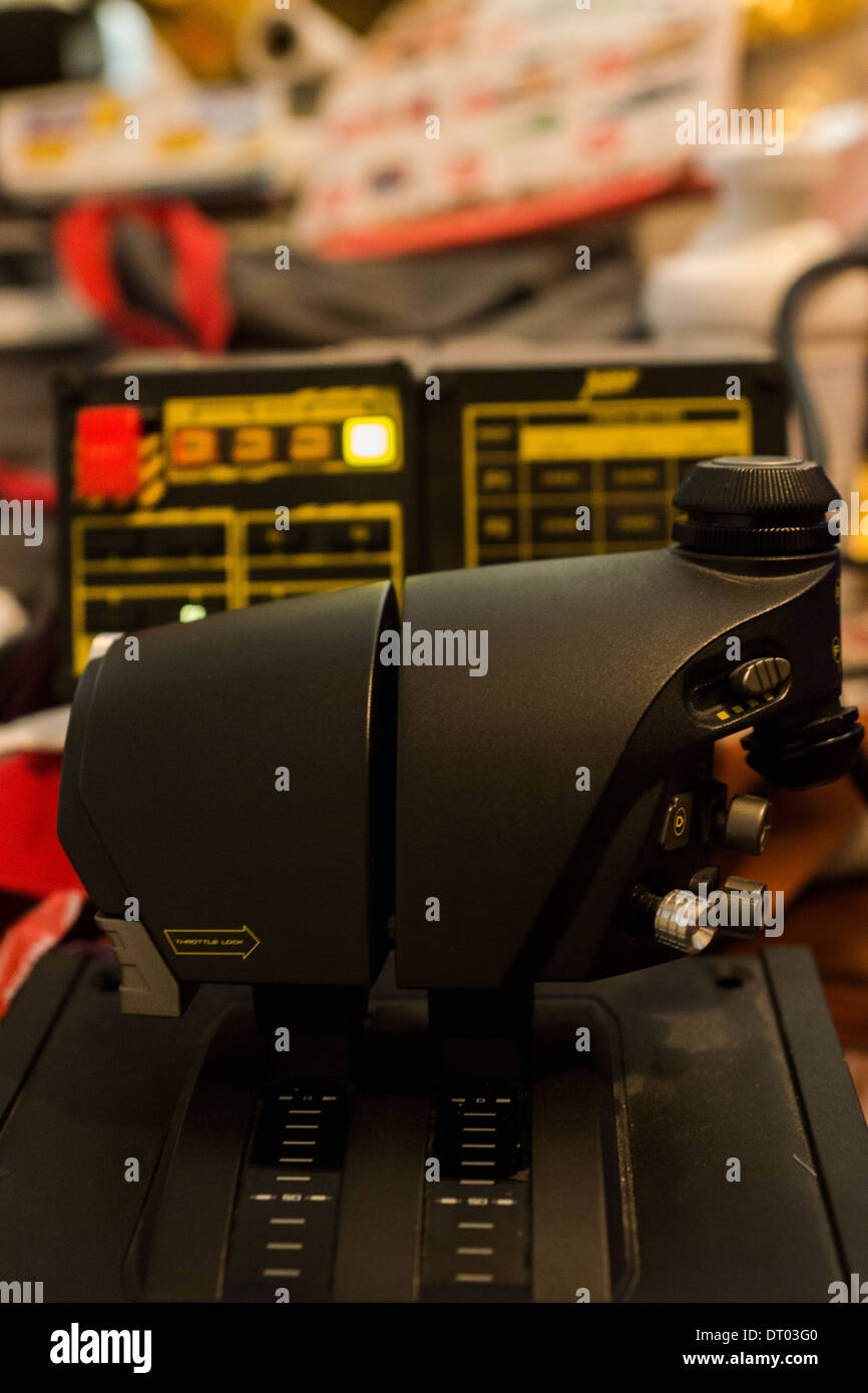 Saitek x65f joystick controller flight hi-res stock photography and ...