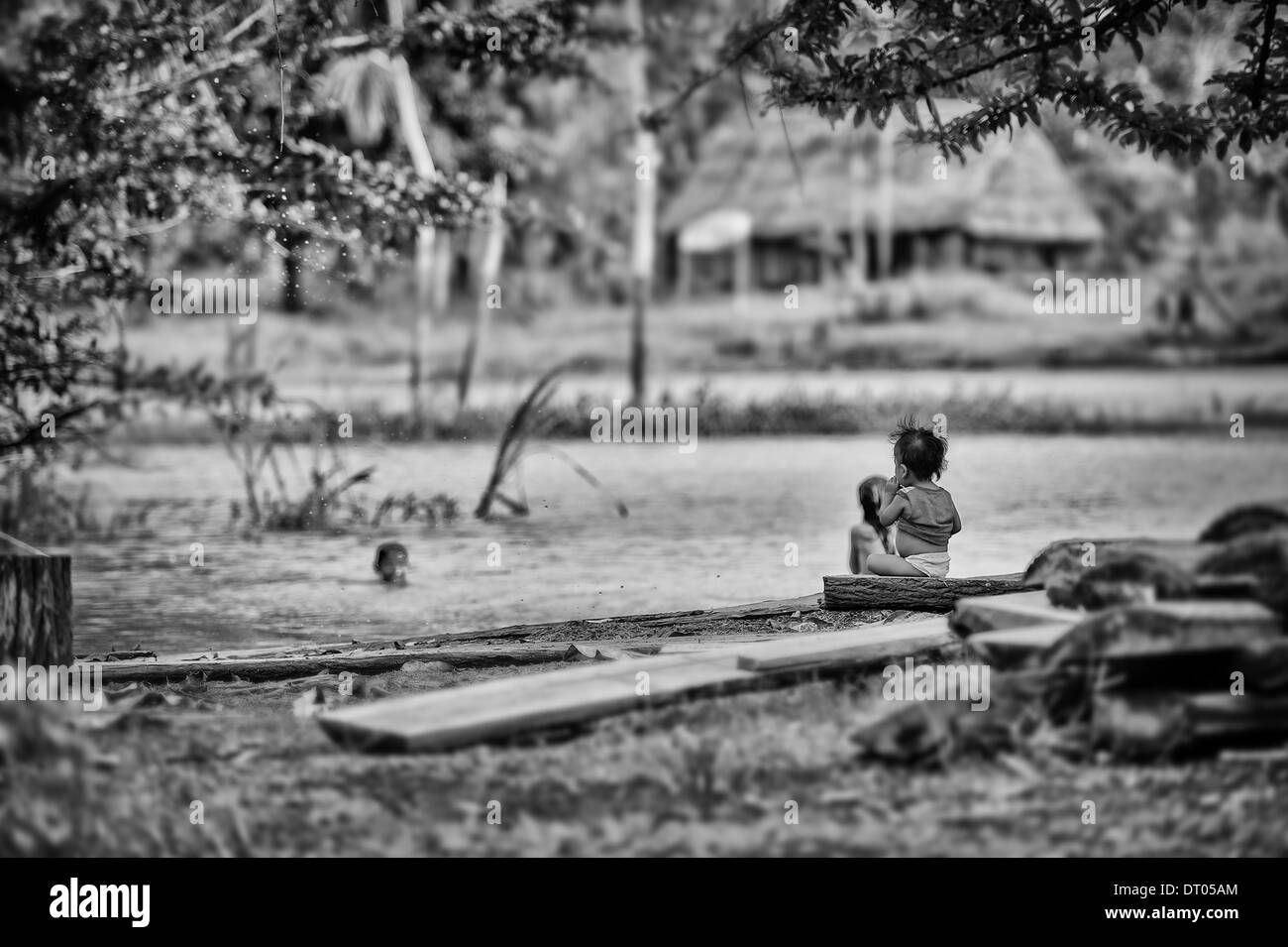 Female jungle Black and White Stock Photos & Images - Alamy