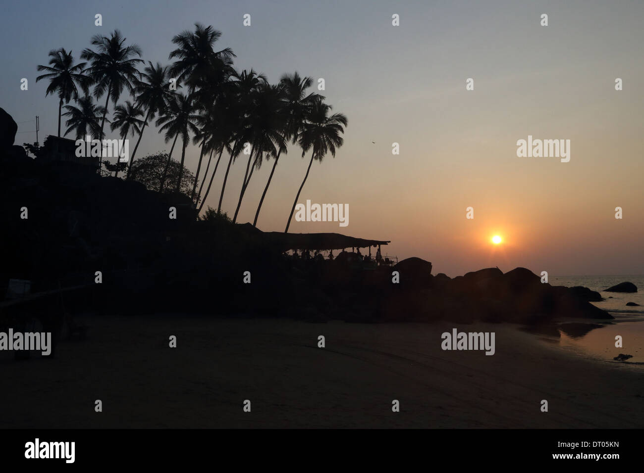 Palolem beach in Goa, India, South India  Photo: pixstory / Alamy Stock Photo