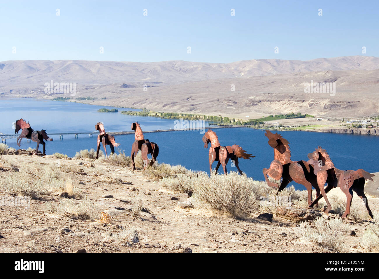 Horse sculpture vantage washington hires stock photography and images