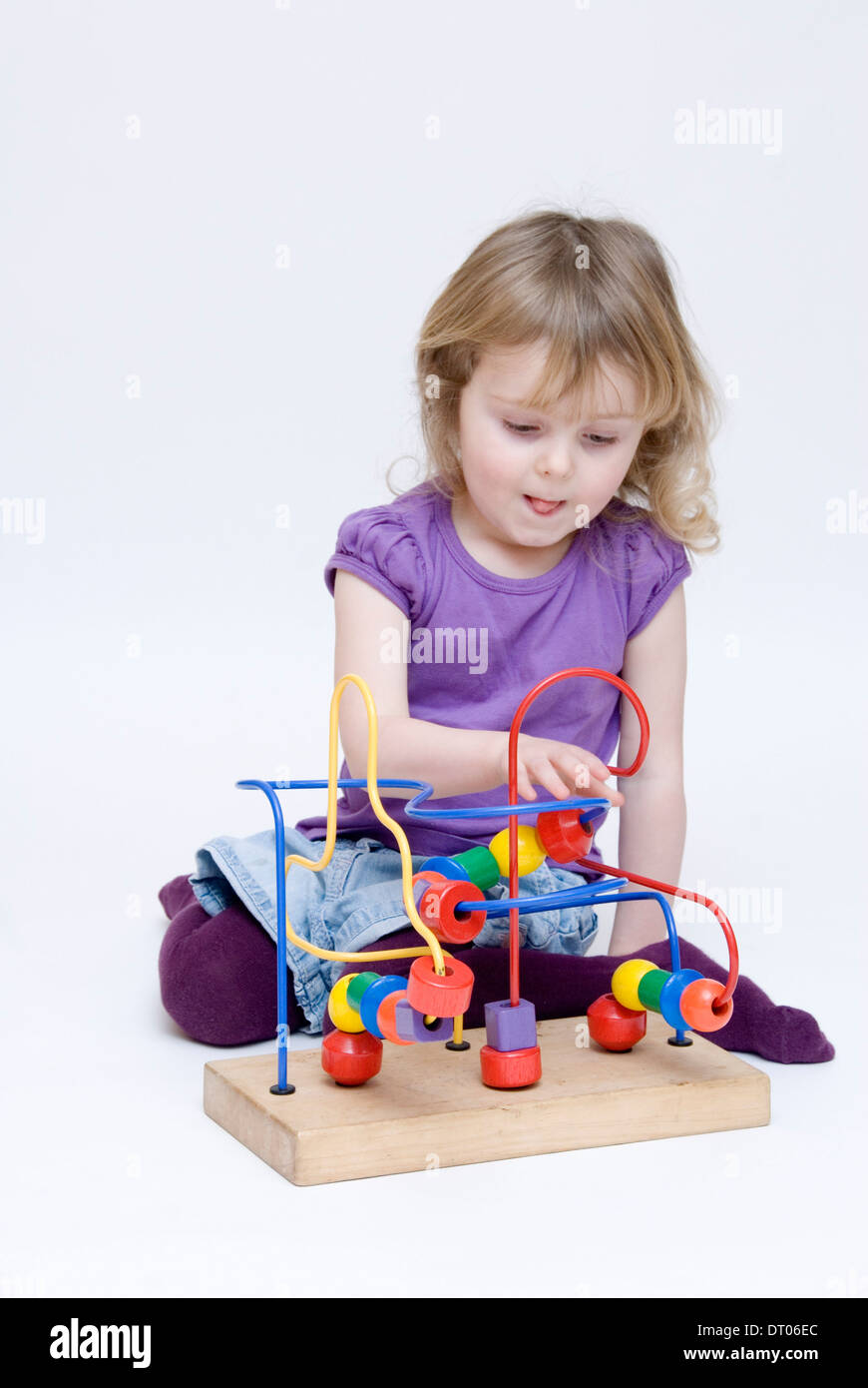 toddler toy beads on wire