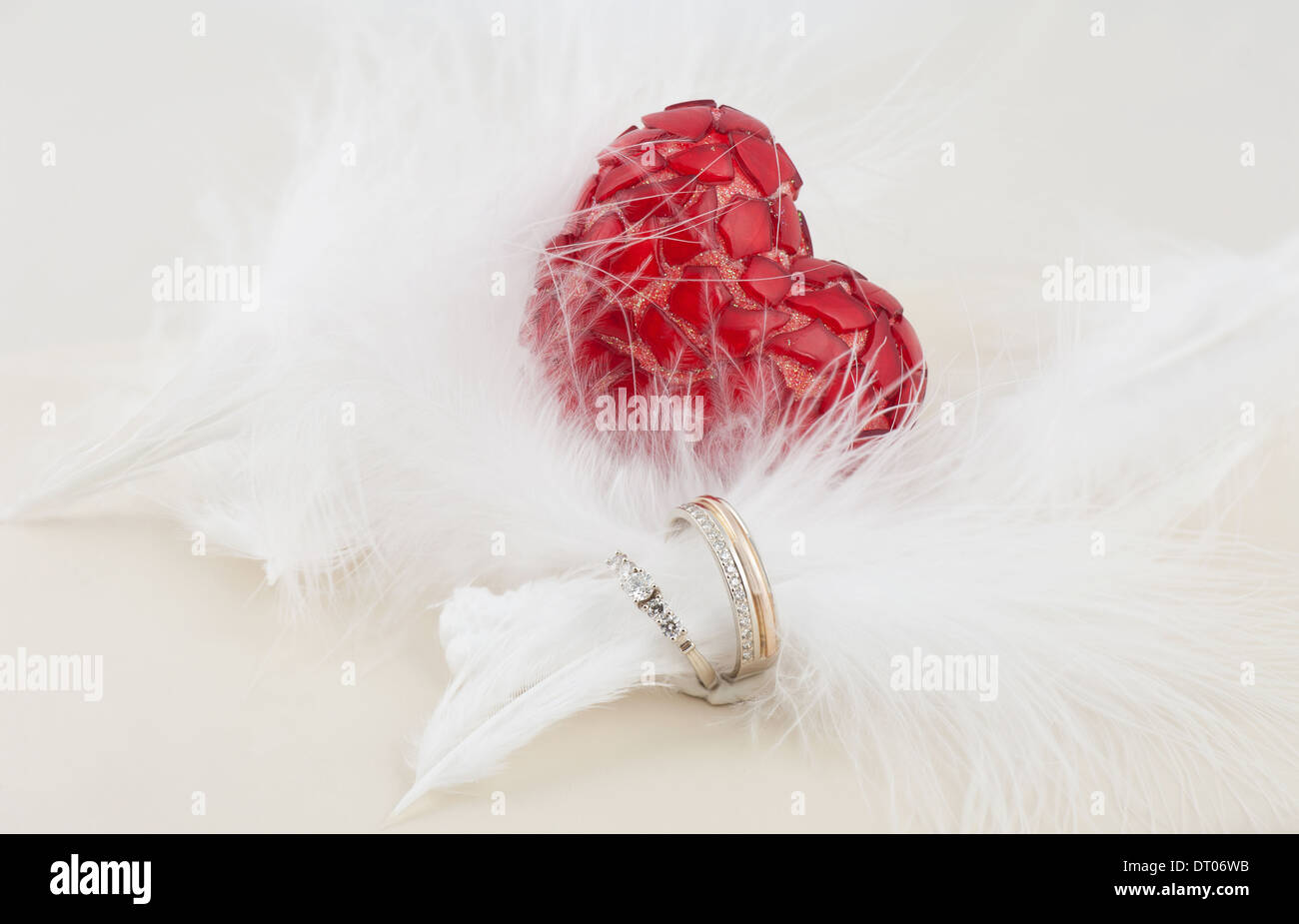 two wedding rings Stock Photo - Alamy