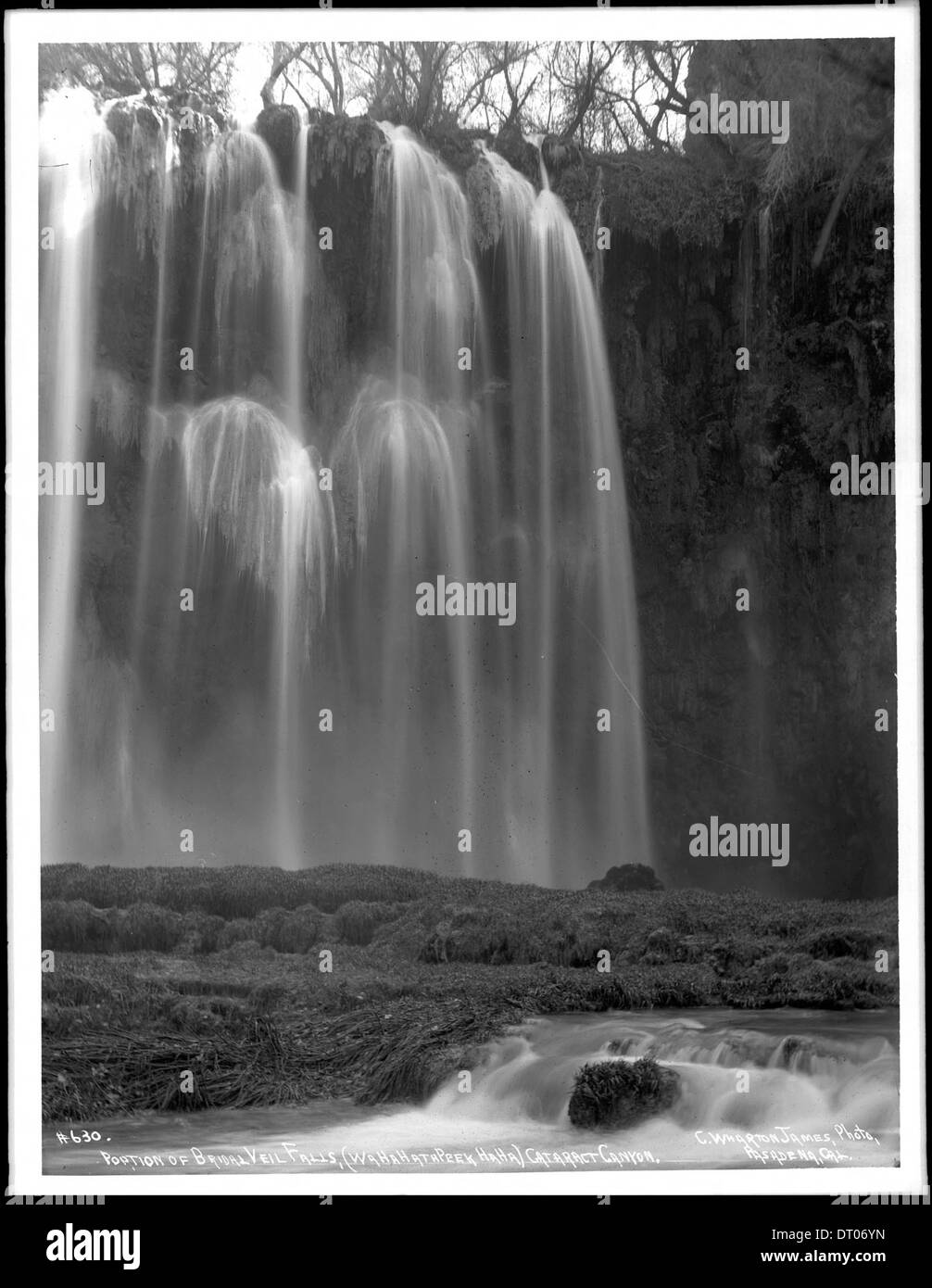 Bridal Veil Falls, Cataract Canyon, Havasu Canyon, Arizona, ca.1900
