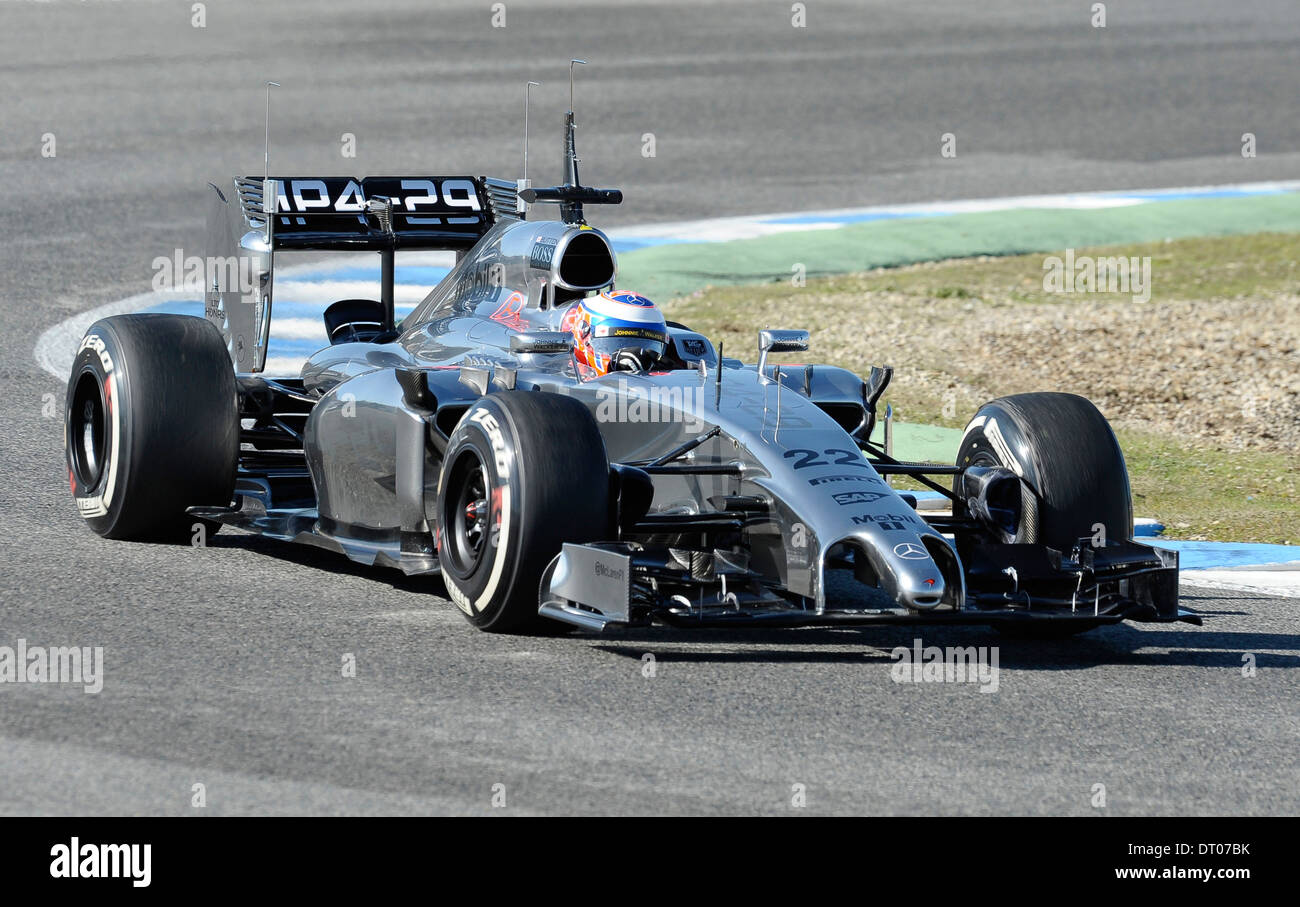 Button gbr mclaren mp4 29 during hi-res stock photography and images - Alamy