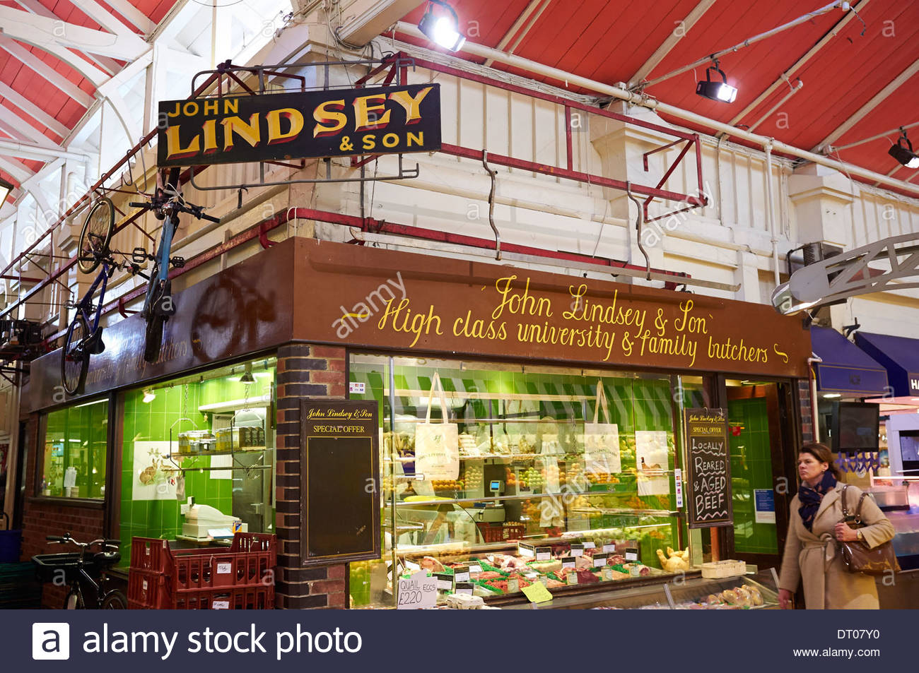 Traditional English Butchers Shop High Resolution Stock Photography and