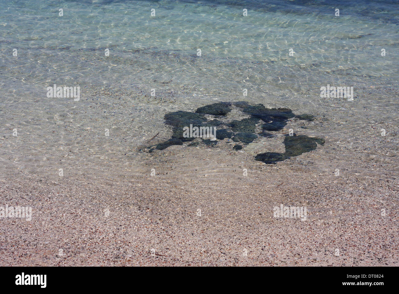 Tropical Caribbean sea in Dominican Republic Stock Photo