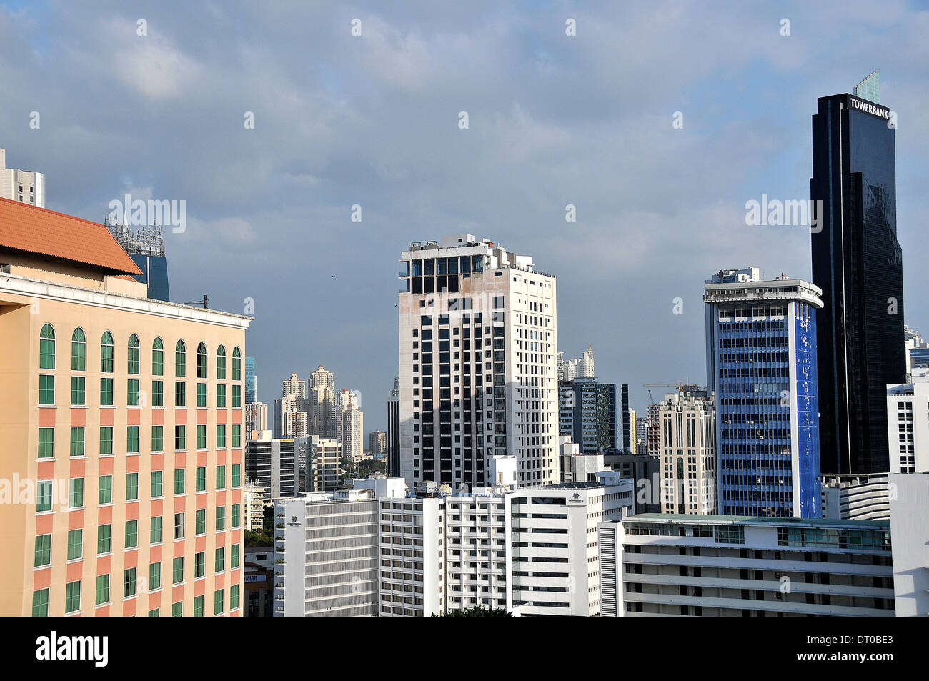skyline Panama city Panama Stock Photo