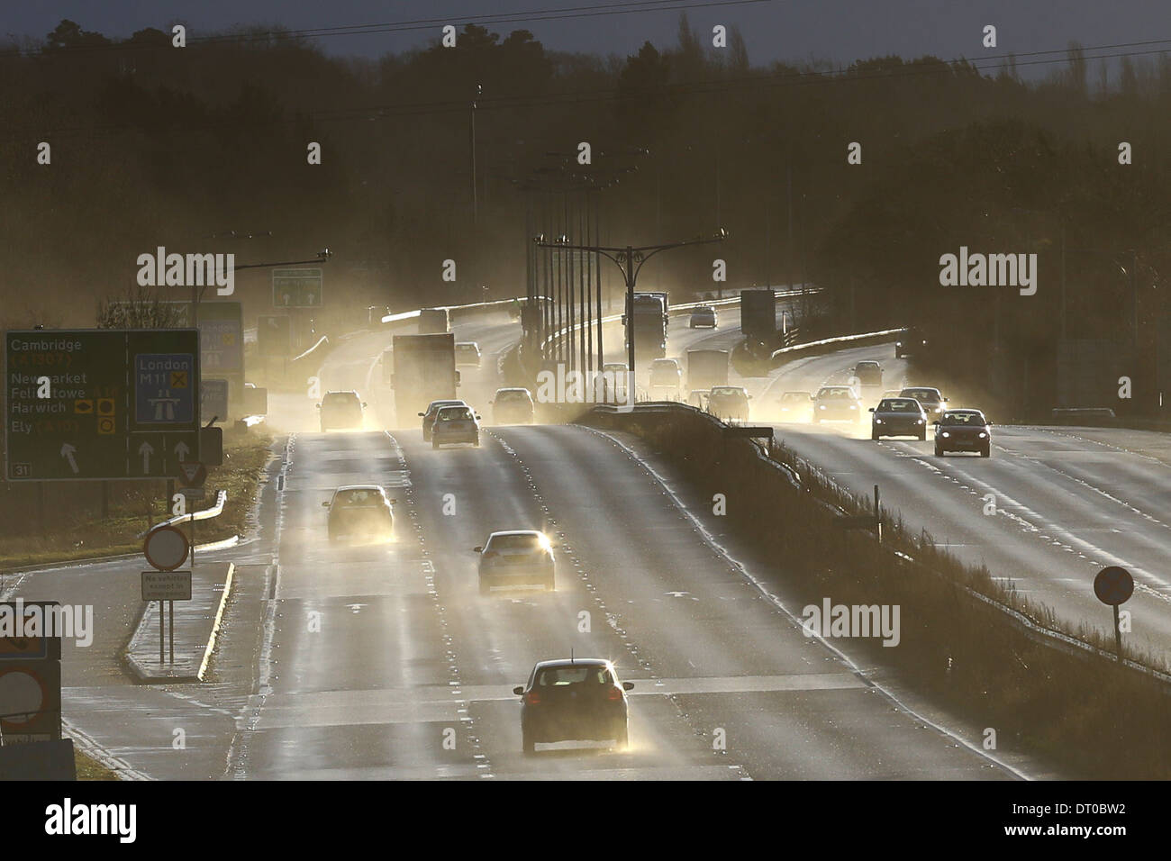 A14 dual carriageway trunk road hi-res stock photography and images - Alamy