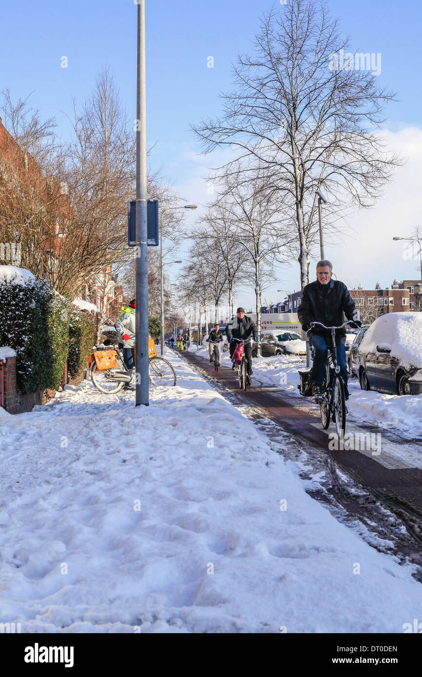 biking to work in the winter