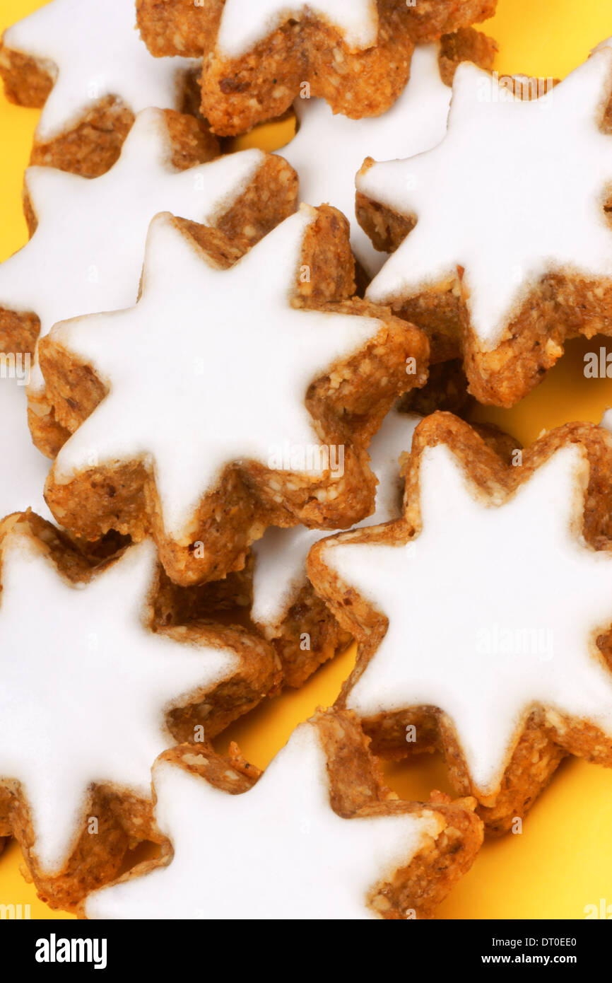 Cinnamon Star Cookies In German Zimtsterne Are Typical German And Stock Photo Alamy