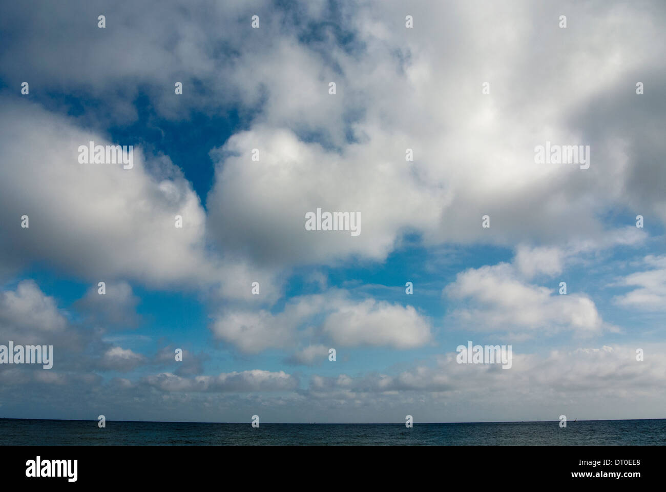 Cumulus clouds. Stock Photo