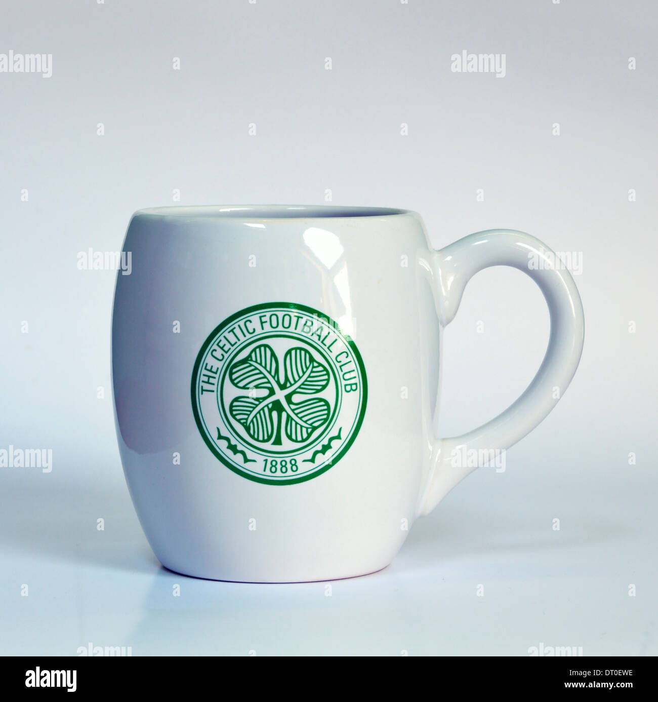 The Celtic Football Club 1888 souvenir ceramic mug. Stock Photo
