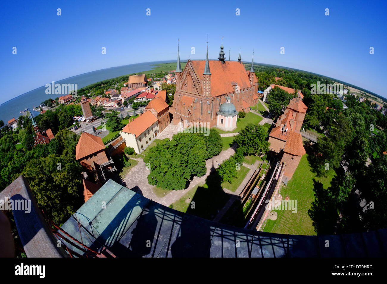 Frombork. Town of Nicolaus Copernicus, Mikolaj Kopernik. The cathedral where he is burried. Stock Photo