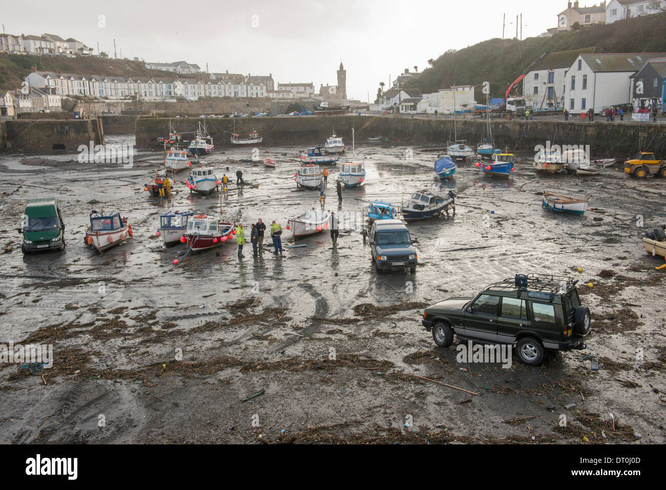 Porthleven storm 2014 hires stock photography and images Alamy