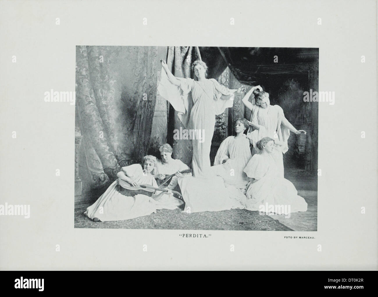 A historical photograph from the 1898 El Rodeo event, depicting a scene ...