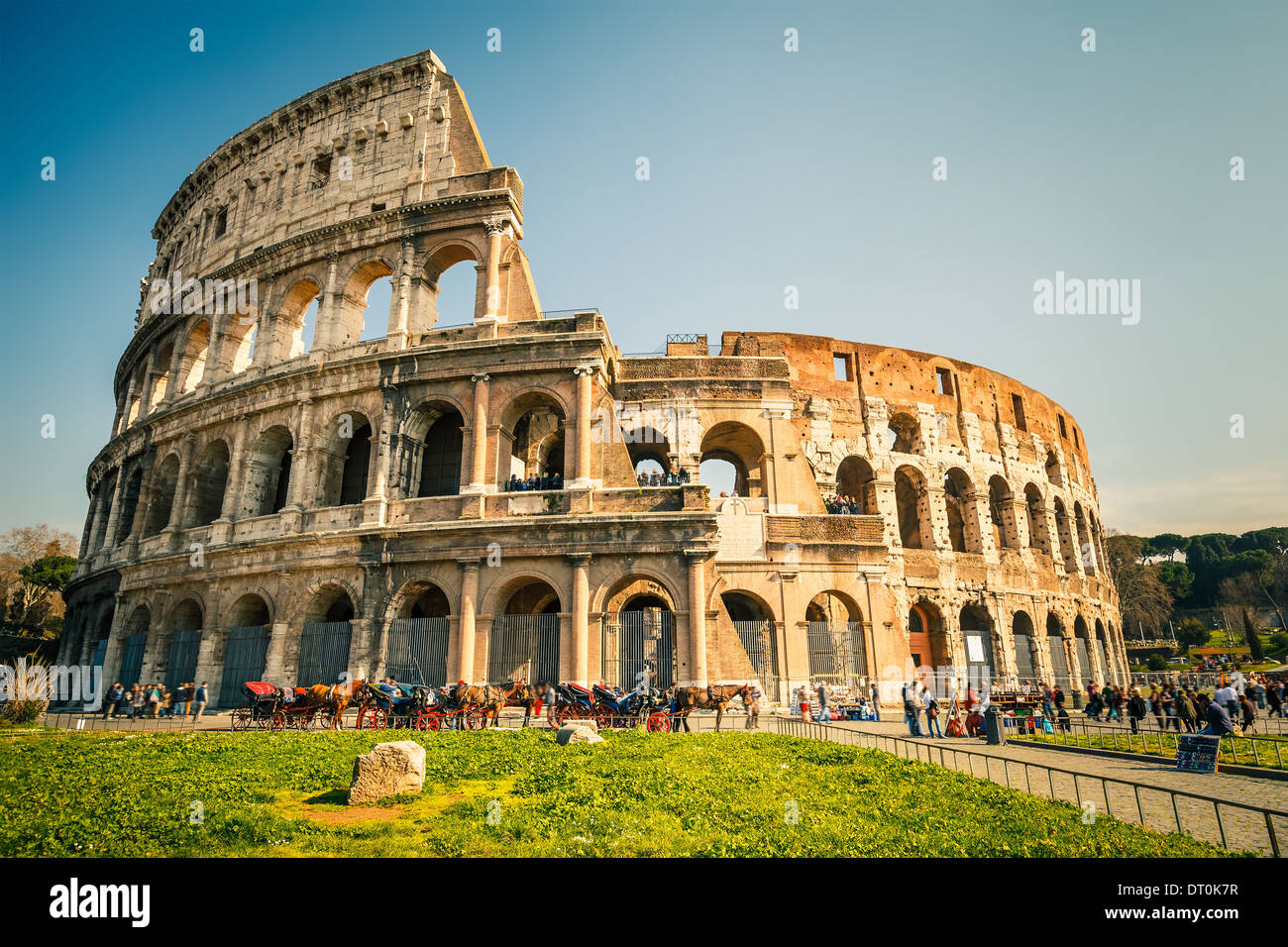 Coliseum in Rome Stock Photo