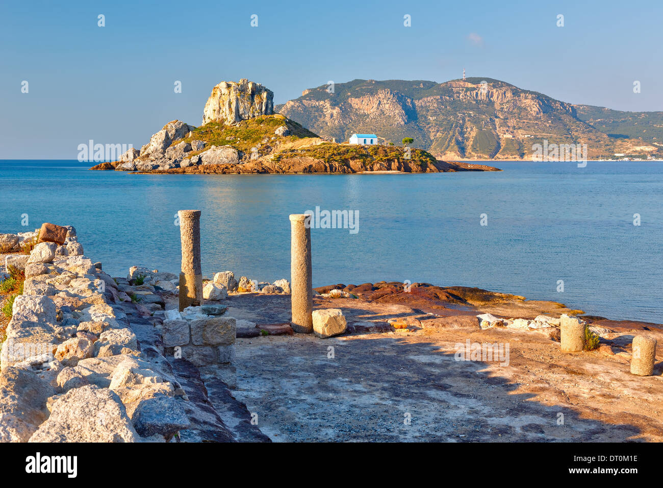 Ancient ruins on Kos, Greece Stock Photo
