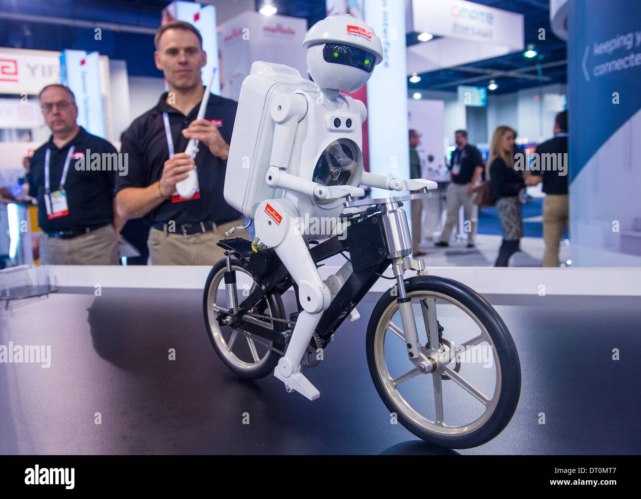 Robots at the CES Show in Las Vegas, Navada Stock Photo