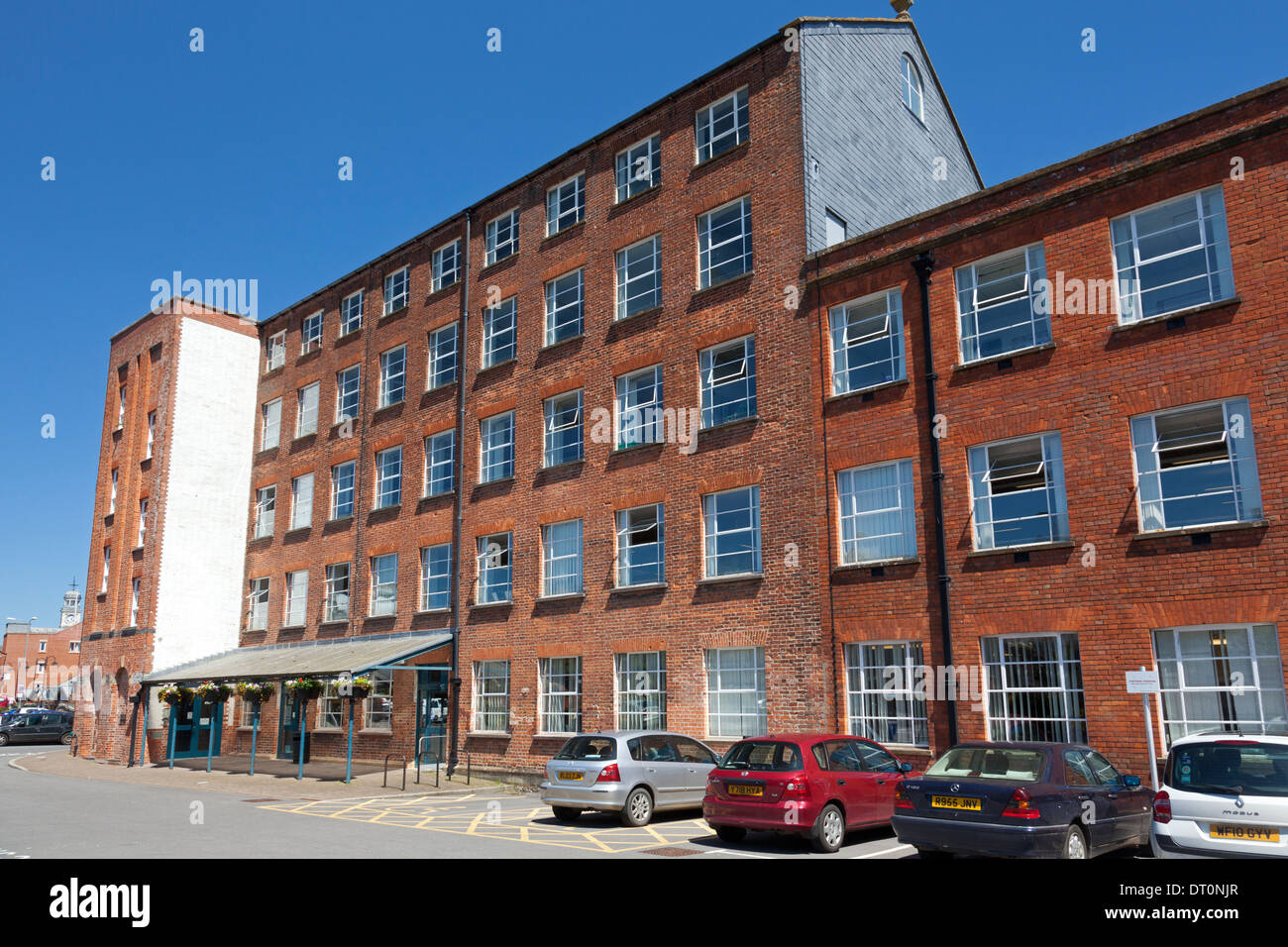 Holyrood Lace Mill, now converted to offices, Chard, Somerset Stock