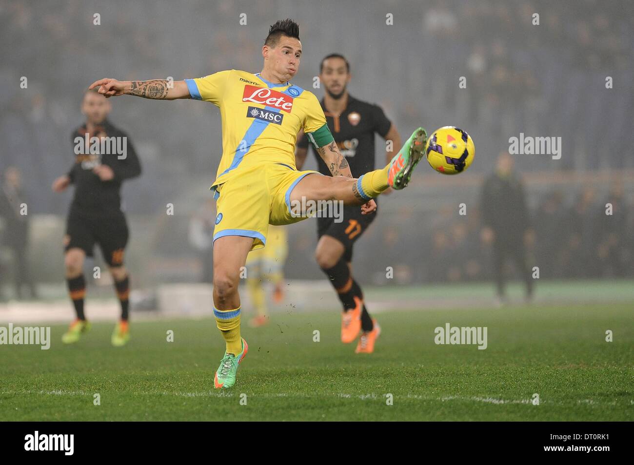 Hamsik in action hi-res stock photography and images - Alamy