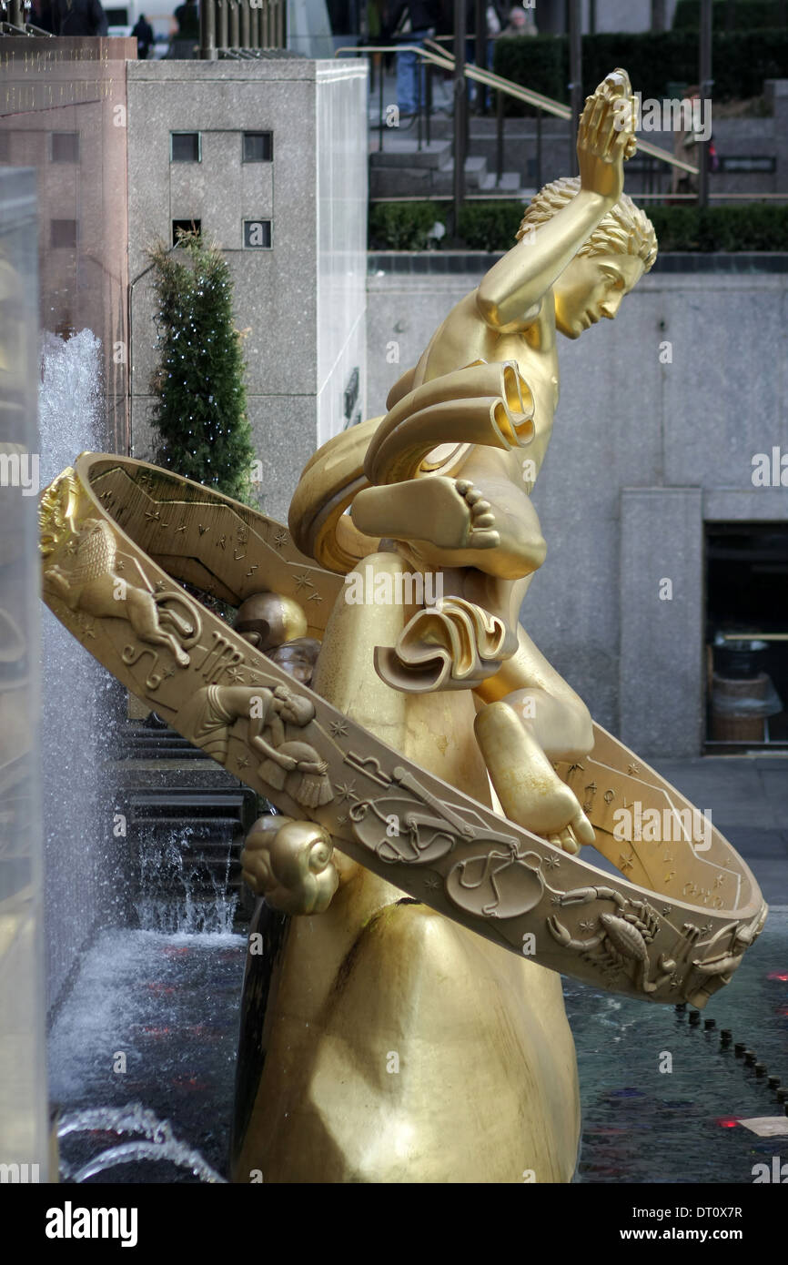 Rockefeller plaza new hires stock photography and images Alamy