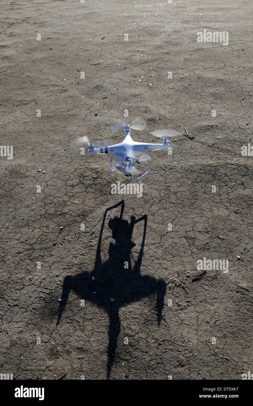 Phantom Drone in flight Stock Photo - Alamy
